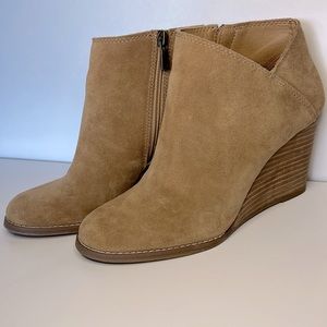 Lucky Brand Yakeena Leather Suede Boots